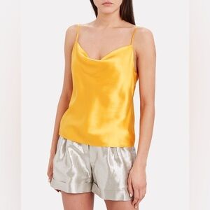 INTERMIX
Fayette Cowl Neck Silk Camisole